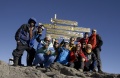 Gipfelfoto auf dem Uhuru Peak 5895m